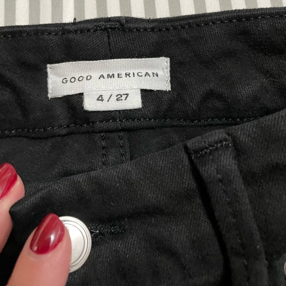 Black cropped Good American Jeans - Picture 5 of 6